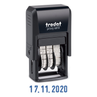 Trodat 4810 датер пластик, 1 стр., 3.8 мм, банковский Trodat 4810 датер пластик, 1 стр., 3.8 мм, банковский