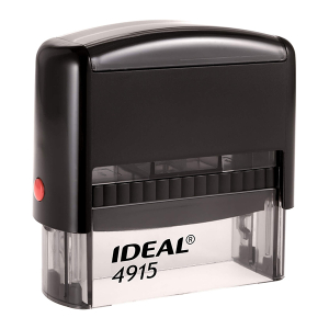 IDEAL 4915 P2 автоматическая оснастка для штампа 70x25 мм (черная) IDEAL 4915 P2 автоматическая оснастка для штампа 70x25 мм (черная)