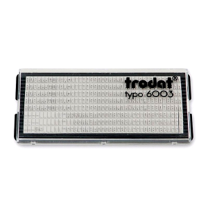 Trodat 6003 касса русских букв и цифр, высота 3 мм Trodat 6003 касса русских букв и цифр, высота 3 мм