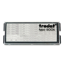 Trodat 6004 касса русских букв и цифр, высота 4 мм