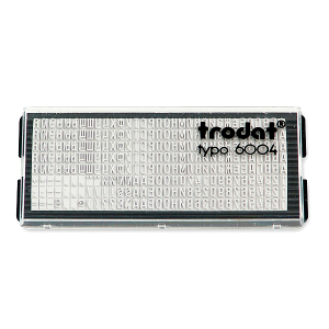 Trodat 6004 касса русских букв и цифр, высота 4 мм Trodat 6004 касса русских букв и цифр, высота 4 мм