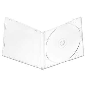 Коробка CD Slim Box 5 мм для 1 диска цвет прозрачный Коробка CD Slim Box 5 мм для 1 диска цвет прозрачный