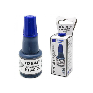 Штемпельная краска Ideal 7711 24 мл. СИНЯЯ Штемпельная краска Ideal 7711 24 мл. СИНЯЯ
