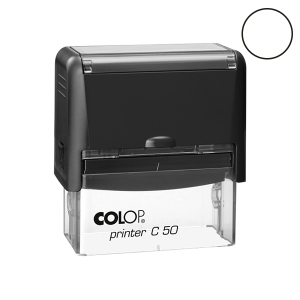 Colop Printer C50 Compact Transparent автоматическая оснастка для штампа 69x30 мм (черная) с неокрашенной подушкой Colop Printer C50 Compact Transparent автоматическая оснастка для штампа 69x30 мм (черная) с неокрашенной подушкой