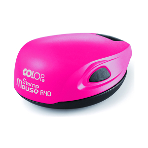Colop Stamp Mouse R40 pink neon (розовый неон) карманная оснастка для печати D 40 мм. Colop Stamp Mouse R40 pink neon (розовый неон) карманная оснастка для печати D 40 мм.