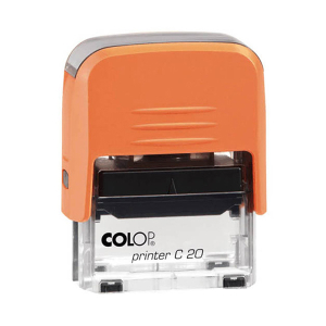 Colop Printer C20 Compact Transparent автоматическая оснастка для штампа 38x14 мм (оранжевая) Colop Printer C20 Compact Transparent автоматическая оснастка для штампа 38x14 мм (оранжевая)