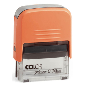 Colop Printer C30 Compact Transparent автоматическая оснастка для штампа 47x18 мм (оранжевая)
