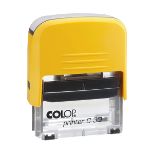 Colop Printer C30 Compact Transparent автоматическая оснастка для штампа 47x18 мм (желтая) Colop Printer C30 Compact Transparent автоматическая оснастка для штампа 47x18 мм (желтая)