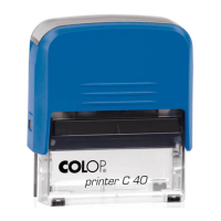 Colop Printer C40 Compact Transparent автоматическая оснастка для штампа 59x23 мм (синяя) Colop Printer C40 Compact Transparent автоматическая оснастка для штампа 59x23 мм (синяя)