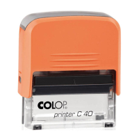 Colop Printer C40 Compact Transparent автоматическая оснастка для штампа 59x23 мм (оранжевая)