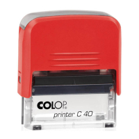 Colop Printer C40 Compact Transparent автоматическая оснастка для штампа 59x23 мм (красная) Colop Printer C40 Compact Transparent автоматическая оснастка для штампа 59x23 мм (красная)