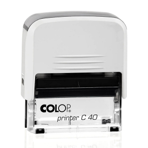 Colop Printer C40 Compact Transparent автоматическая оснастка для штампа 59x23 мм (белая) Colop Printer C40 Compact Transparent автоматическая оснастка для штампа 59x23 мм (белая)