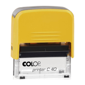 Colop Printer C40 Compact Transparent автоматическая оснастка для штампа 59x23 мм (желтая) Colop Printer C40 Compact Transparent автоматическая оснастка для штампа 59x23 мм (желтая)
