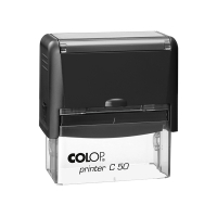 Colop Printer C50 Compact Transparent автоматическая оснастка для штампа 69x30 мм (черная) Colop Printer C50 Compact Transparent автоматическая оснастка для штампа 69x30 мм (черная)