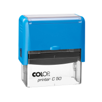 Colop Printer C50 Compact Transparent автоматическая оснастка для штампа 69x30 мм (синяя) Colop Printer C50 Compact Transparent автоматическая оснастка для штампа 69x30 мм (синяя)