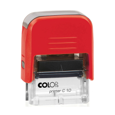 Colop Printer C10 Compact Transparent автоматическая оснастка для штампа 27x10 мм (красная) Colop Printer C10 Compact Transparent автоматическая оснастка для штампа 27x10 мм (красная)