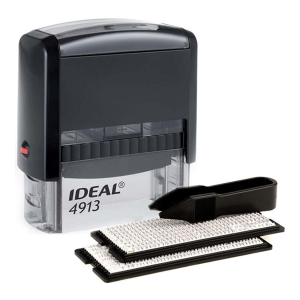 Ideal 4913/DB TYPO Самонаборный штамп, корпус черный (2 кассы) Ideal 4913/DB TYPO Самонаборный штамп, корпус черный (2 кассы)