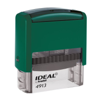 IDEAL 4913 P2 автоматическая оснастка для штампа 58x22 мм (изумруд) IDEAL 4913 P2 автоматическая оснастка для штампа 58x22 мм (изумруд)