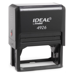 IDEAL 4926 P2 автоматическая оснастка для штампа 75x38 мм (черная) IDEAL 4926 P2 автоматическая оснастка для штампа 75x38 мм (черная)