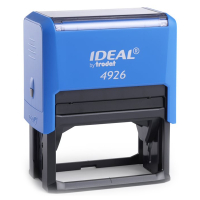 IDEAL 4926 P2 автоматическая оснастка для штампа 75x38 мм (синяя) IDEAL 4926 P2 автоматическая оснастка для штампа 75x38 мм (синяя)