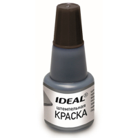 Штемпельная краска Ideal 7711 24 мл. черная Штемпельная краска Ideal 7711 24 мл. черная