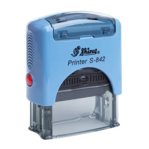 Shiny Printer S-842 автоматическая оснастка для штампа 38x14 мм (синяя) Shiny Printer S-842 автоматическая оснастка для штампа 38x14 мм (синяя)