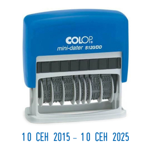Colop Printer S 120/DD мини-датер с двумя датами Colop Printer S 120/DD мини-датер с двумя датами