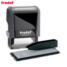 Trodat 4911/DB TYPO Printy 4.0 РУС Самонаборный штамп 3 строки (серый)
