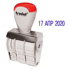 Trodat Classic Line 1000 РУС датер. Цвет корпуса: хром, 1 стр., 3 мм, русский Trodat Classic Line 1000 РУС датер. Цвет корпуса: хром, 1 стр., 3 мм, русский