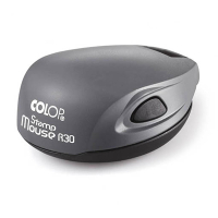 Colop Stamp Mouse R30 gray (серая) карманная оснастка для печати D 30 мм Colop Stamp Mouse R30 gray (серая) карманная оснастка для печати D 30 мм