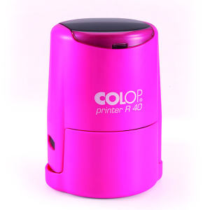 Colop Printer R40 Cover оснастка для печати с защитной крышкой (розовый неон). Colop Printer R40 Cover оснастка для печати с защитной крышкой (розовый неон).