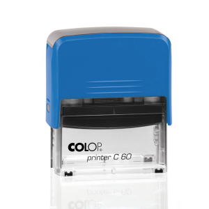 Colop Printer C60 Compact Transparent автоматическая оснастка для штампа 76x37 мм (синяя) Colop Printer C60 Compact Transparent автоматическая оснастка для штампа 76x37 мм (синяя)