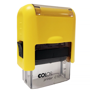 Colop Printer C10 Compact Transparent автоматическая оснастка для штампа 27x10 мм (желтая) Colop Printer C10 Compact Transparent автоматическая оснастка для штампа 27x10 мм (желтая)