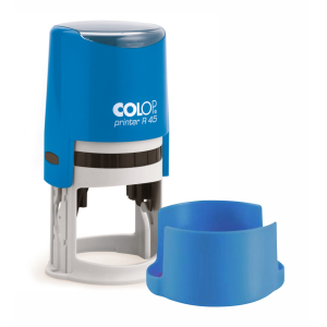 Colop Printer R45 Cover оснастка для печати с защитной крышкой (синяя). Colop Printer R45 Cover оснастка для печати с защитной крышкой (синяя).