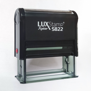 LuxStamp Fighter 5822 оснастка автоматическая для штампа черная LuxStamp Fighter 5822 оснастка автоматическая для штампа черная