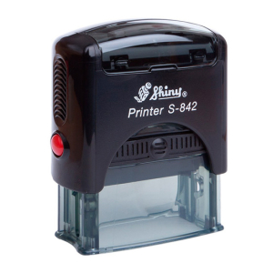 Shiny Printer S-842 автоматическая оснастка для штампа 38x14 мм (черная) Shiny Printer S-842 автоматическая оснастка для штампа 38x14 мм (черная)
