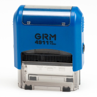 GRM 4911_P3. Автоматическая оснастка для штампа 38x14мм, корпус СИНИЙ GRM 4911_P3. Автоматическая оснастка для штампа 38x14мм, корпус СИНИЙ