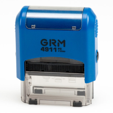 GRM 4911_P3. Автоматическая оснастка для штампа 38x14мм, корпус СИНИЙ GRM 4911_P3. Автоматическая оснастка для штампа 38x14мм, корпус СИНИЙ