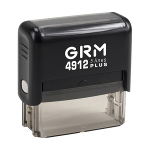 GRM 4912 PLUS ШТАМП АВТОМАТИЧЕСКИЙ 47x18 мм (ЧЕРНЫЙ) GRM 4912 PLUS ШТАМП АВТОМАТИЧЕСКИЙ 47x18 мм (ЧЕРНЫЙ)