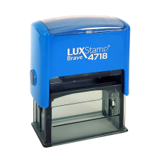 LuxStamp Brave 4718 оснастка автоматическая для штампа синяя LuxStamp Brave 4718 оснастка автоматическая для штампа синяя