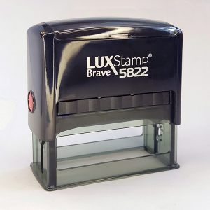 LuxStamp Brave 5822 оснастка автоматическая для штампа черная LuxStamp Brave 5822 оснастка автоматическая для штампа черная