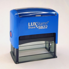 LuxStamp Brave 5822 оснастка автоматическая для штампа синяя LuxStamp Brave 5822 оснастка автоматическая для штампа синяя