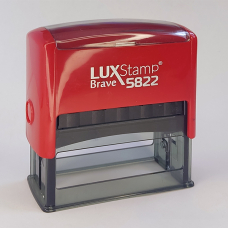 LuxStamp Brave 5822 оснастка автоматическая для штампа красная LuxStamp Brave 5822 оснастка автоматическая для штампа красная