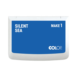 Подушка штемпельная Colop Make 1, 90х50 мм (морская волна) Подушка штемпельная Colop Make 1, 90х50 мм (морская волна)