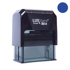 LuxStamp Simple 3614 оснастка автоматическая для штампа черная (с синей подушкой) LuxStamp Simple 3614 оснастка автоматическая для штампа черная (с синей подушкой)