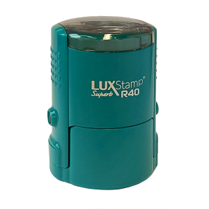 LuxStamp Superb R40 - автоматическая оснастка для круглых печатей D до 40 мм бирюза LuxStamp Superb R40 - автоматическая оснастка для круглых печатей D до 40 мм бирюза